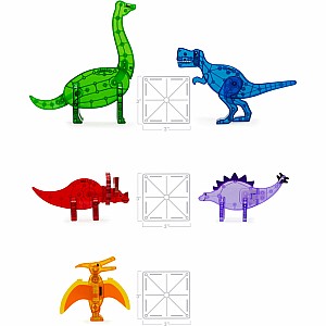 Magna-Tiles Dinos (5 Piece Set)