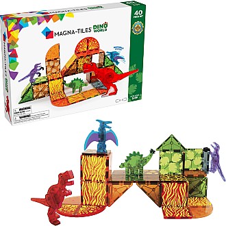 Magna-Tiles Dino World (40 Piece Set)