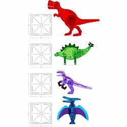 Magna-Tiles Dino World (40 Piece Set)