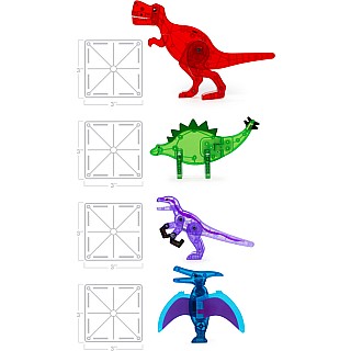 Magna-Tiles Dino World (40 Piece Set)