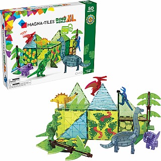 Magna-Tiles Dino World XL (50 Piece Set)