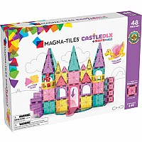 Magna-Tiles Castle DLX 48-Piece Set with MicroMags Ages 3 - 99