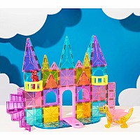 Magna-Tiles Castle DLX 48-Piece Set with MicroMags Ages 3 - 99