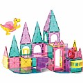 Magna-Tiles Castle DLX 48-Piece Set with MicroMags Ages 3 - 99