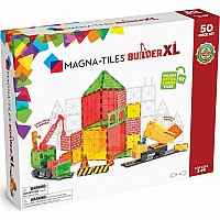 Magna-Tiles Builder XL 50-Piece Construction Tile Set