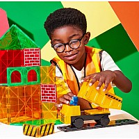 Magna-Tiles Builder XL 50-Piece Construction Tile Set