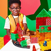 Magna-Tiles Builder XL 50-Piece Construction Tile Set