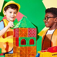 Magna-Tiles Builder XL 50-Piece Construction Tile Set