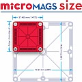 microMAGS Magna-Tile Travel Set - 26 pcs