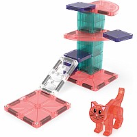Magna-Tiles Cat Tree - 13 Piece Set