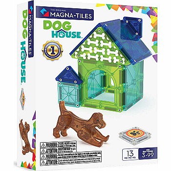 Magna-Tiles Dog House, 13 Piece Set