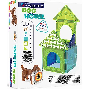 Magna-Tiles Dog House, 13 Piece Set