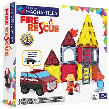 Magna-Tiles Fire Rescue, 27 Piece Set
