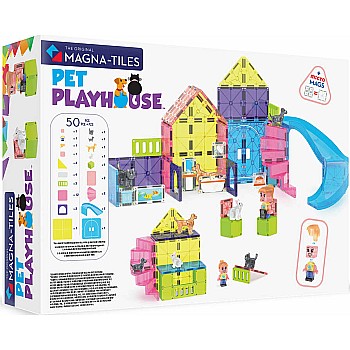 Magna-Tiles Pet Playhouse, 50 Piece Set