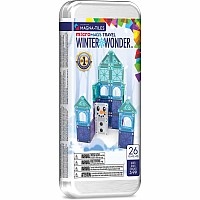 Magna-Tiles microMags Winter Wonder Travel Set (26-Piece)
