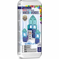 Magna-Tiles microMags Winter Wonder Travel Set (26-Piece)