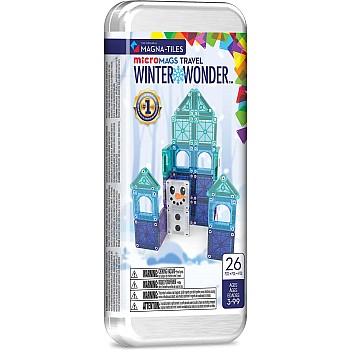 Magna-Tiles microMags Winter Wonder Travel Set