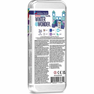 Magna-Tiles microMags Winter Wonder Travel Set (26-Piece)