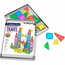 Magna-Tiles MicroMags Travel Deluxe, 55 Piece Set