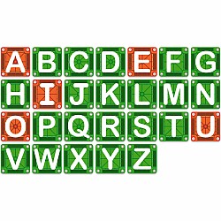 Magna Tiles microMAGS LEARN Letters