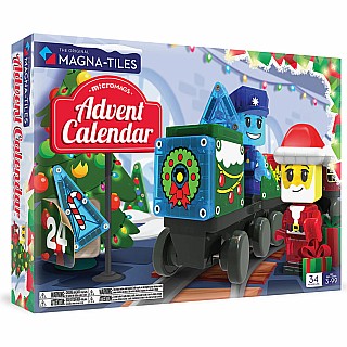 Magna-Tiles microMAGS Advent Calendar 34 Piece Set