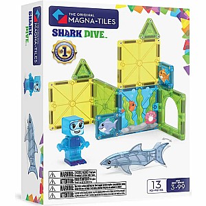 Magna-Tiles Shark Dive 13-Piece Set