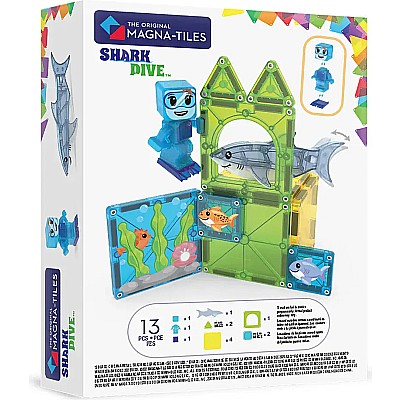 Magna-Tiles Shark Dive 13-Piece Set