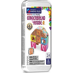 microMAGS Gingerbread House 24-Piece Travel Set