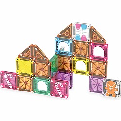 microMAGS Gingerbread House 24-Piece Travel Set