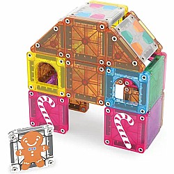 microMAGS Gingerbread House 24-Piece Travel Set