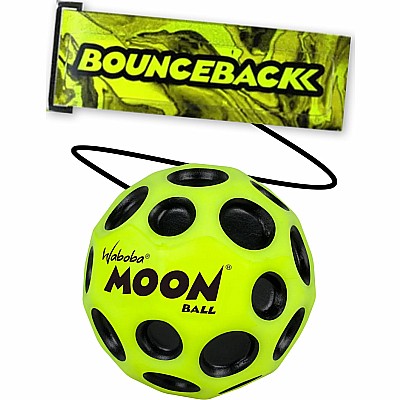 Waboba Bounceback Moon Ball on a Leash (assorted colors)