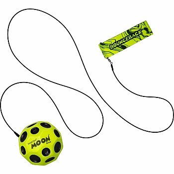 Waboba Bounceback Moon Ball on a Leash (assorted colors)