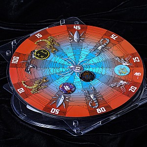 Spider Web Game Board Set and Mystery 5-pack - ItCoinz Magnetic Battle Coinz