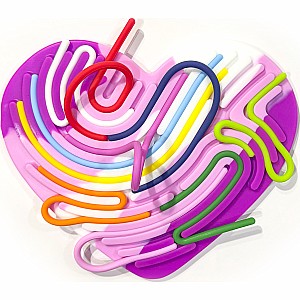 Silly Tubes (Heart - Pink/Purple)