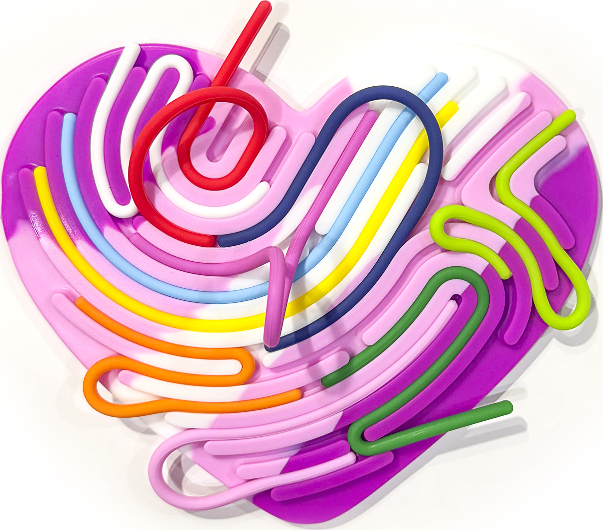 Silly Tubes (Heart - Pink/Purple)