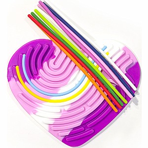 Silly Tubes (Heart - Pink/Purple)