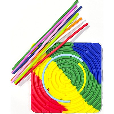 Silly Tubes (Square - Rainbow)