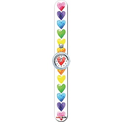 Watercolor Hearts - Watchitude Slap Watch