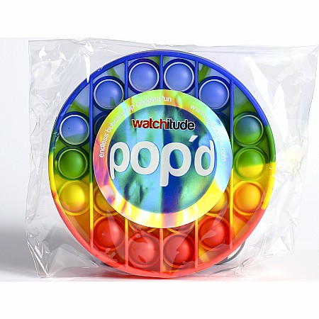 Rainbow Disc - POP'd by Watchitude - Bubble Popping Toy