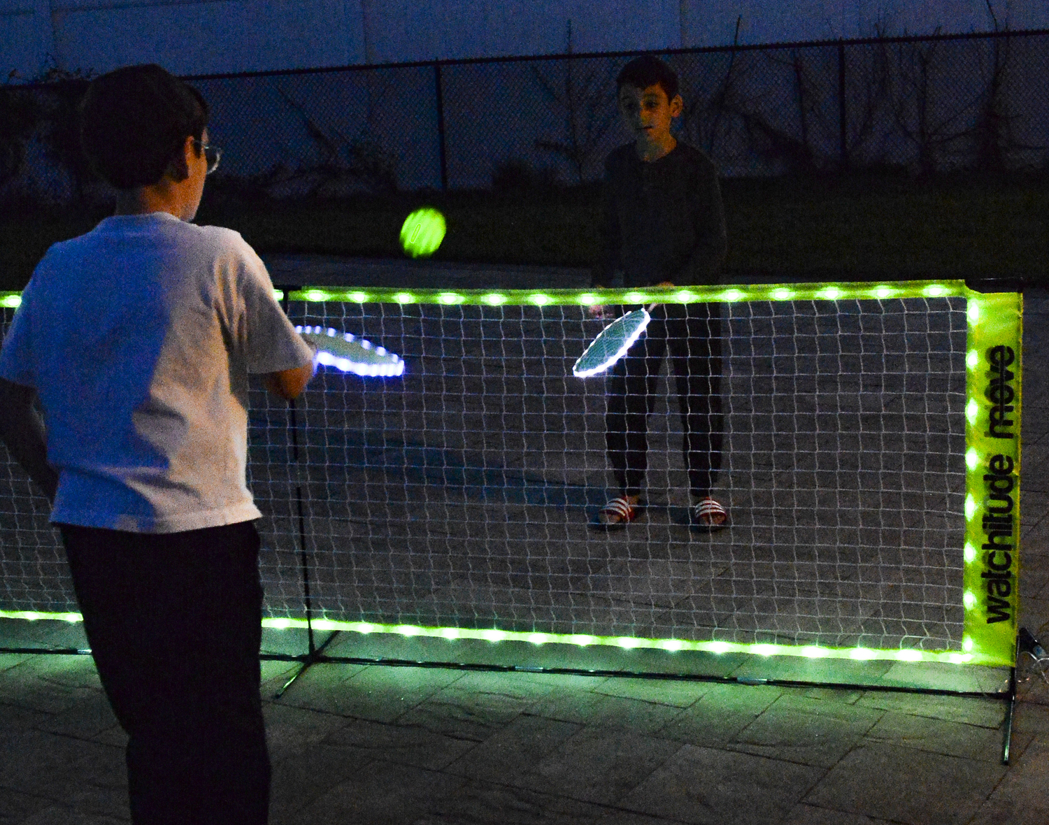 LED Light-Up Pickleball Net Set