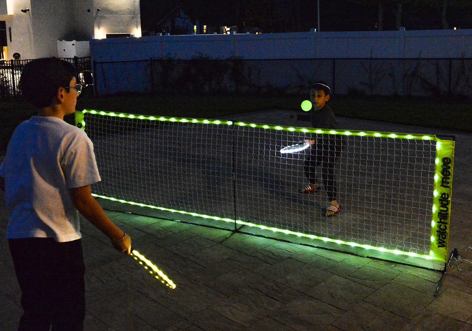 LED Light-Up Pickleball Net Set