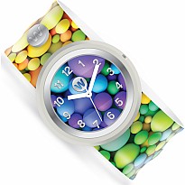 Rainbow Bubbles - Watchitude Slap Watch