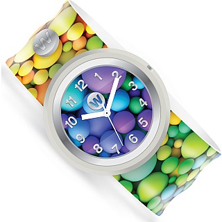 Rainbow Bubbles - Watchitude Slap Watch