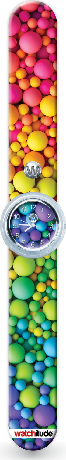 Rainbow Bubbles - Watchitude Slap Watch