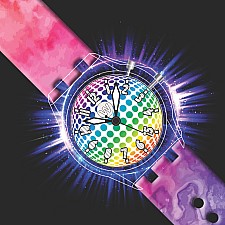 Rainbow Tie Dye - Light Up Watch - Watchitude Glow