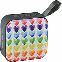 Watercolor Hearts - Jamm'd by Watchitude - Bluetooth Speaker
