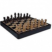 We Games Travel Wood Magnetic Chess Set 8"
