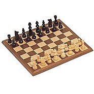 We Games Walnut Chess Set 12"