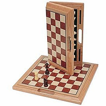 Camphor Wood Folding Chess Set