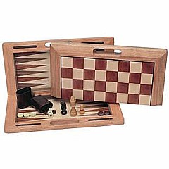 3-in-1 Camphor Wood Combination Set With A Folding Board